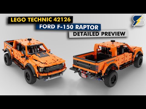 LEGO Technic 42126 Ford F-150 Raptor detailed preview