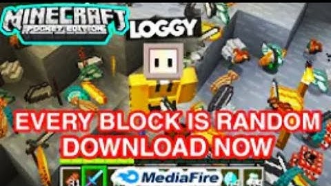 How to download random loots mod for minecraft pe like Hindustani gamer loggy |