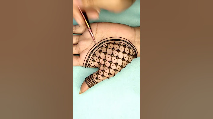 New mehndi design front hand | unique mehndi design #shorts #shortmehndidesign #easymehndidesigns