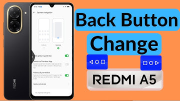 Redmi A5 back button settings | Redmi A5 change navigation buttons / Redmi A5 2025