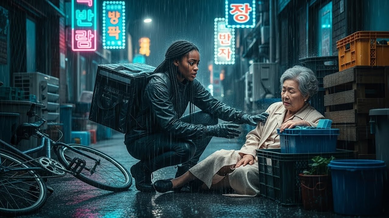 Black Delivery Girl Saved a Dying Stranger — She Didn’t Know She Was the Korean Mafia Boss’s Mom