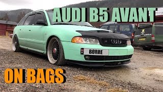 AUDI B5 Gets LOW On Bags!