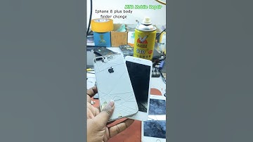 😱 iPhone 8 Plus Repair Like New Again – Folder & Back Repair Full Process!