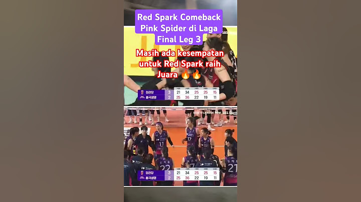 Red Spark Comeback Pink Spider di Final Leg 3 #shortvideo #redsparks #vleague #volleyball