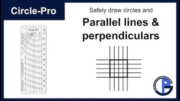 Parallel and perpendicular lines using Circle-Pro