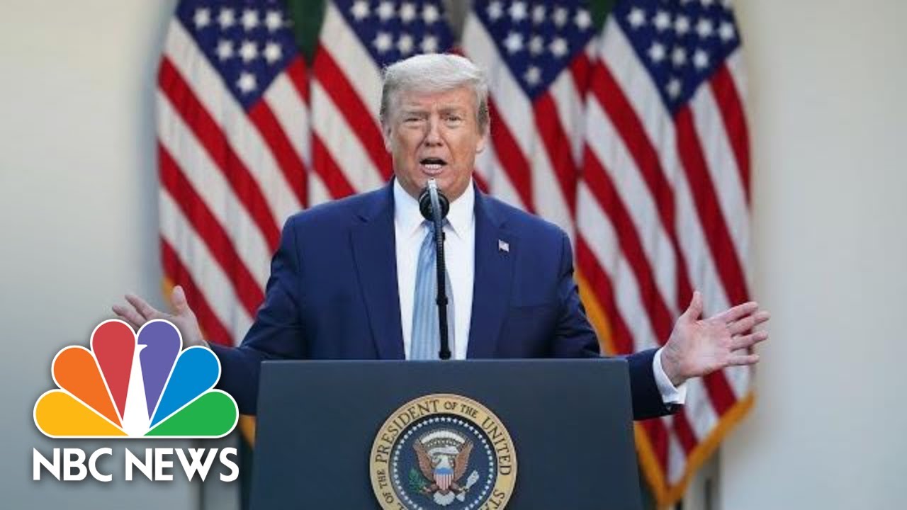 Live Trump Delivers Remarks On Vaccine Development Nbc News Youtube