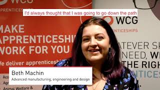 Beth Machin, Product Design and Development Engineering Technician Apprentice at Jaguar Land Rover