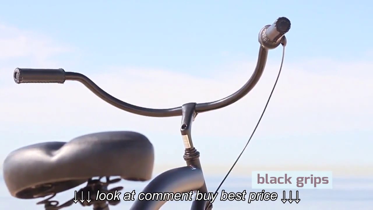 sixthreezero In the Barrel 3 Speed, Matte Black Beach Cruiser