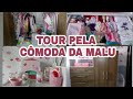 TOUR E ORGANIZAÇÃO DA CÔMODA DA BABY