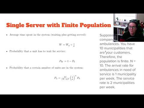 Queuing Models - Single Server with Finite Population