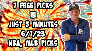 NBA, MLB Best Bets for Today Picks & Predictions Wednesday 6/7/23 | 7 Picks in 5 Minutes NBA, MLB Best Bets for Today Picks & Predictions Wednesday 6/7/23 | 7 Picks in 5 Minutes
