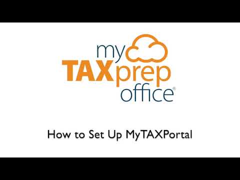 How to Set Up MyTAXPortal