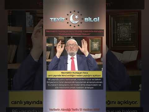 Necmettin Nursaçan İkinci Evliliği Hakkında Konuştu “Evlenerek Rol Model Oldum”