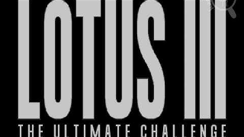 [Intro][Amiga] Lotus III The Ultimate Challenge