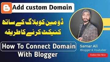 Blogger Custom Domain | Connect GoDaddy domain with blogger