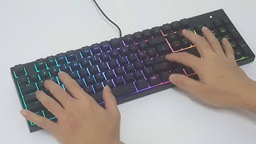Cooler Master MasterKeys Lite L Combo RGB - Sound and RGB Backlighting Testing