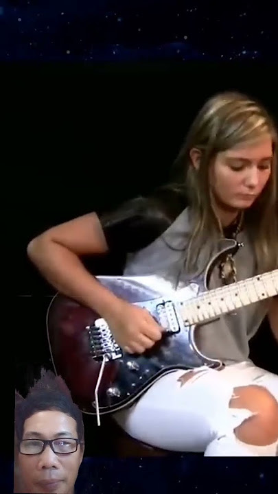 Unbelievable gorgeous,Tina S on her guitar cover#musician #guitarist #music #song