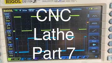 CNC Lathe part 7 Testing Encoder Sensor with Oscilloscope
