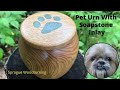 Woodturning - How to Make a Custom Inlayed Pet Urn