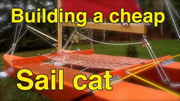 Building a cheap sail catamaran