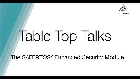 The SAFERTOS Enhanced Security Module