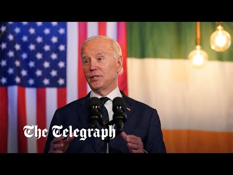 Joe Biden confuses the Black and Tans with the All Blacks rugby team during Ireland trip