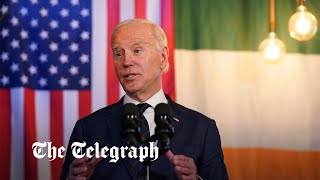video: Watch: Joe Biden makes gaffe during pub visit