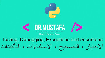 Python - 12. Testing, Debugging, Exceptions and Assertions - Concepts of Programming Languages