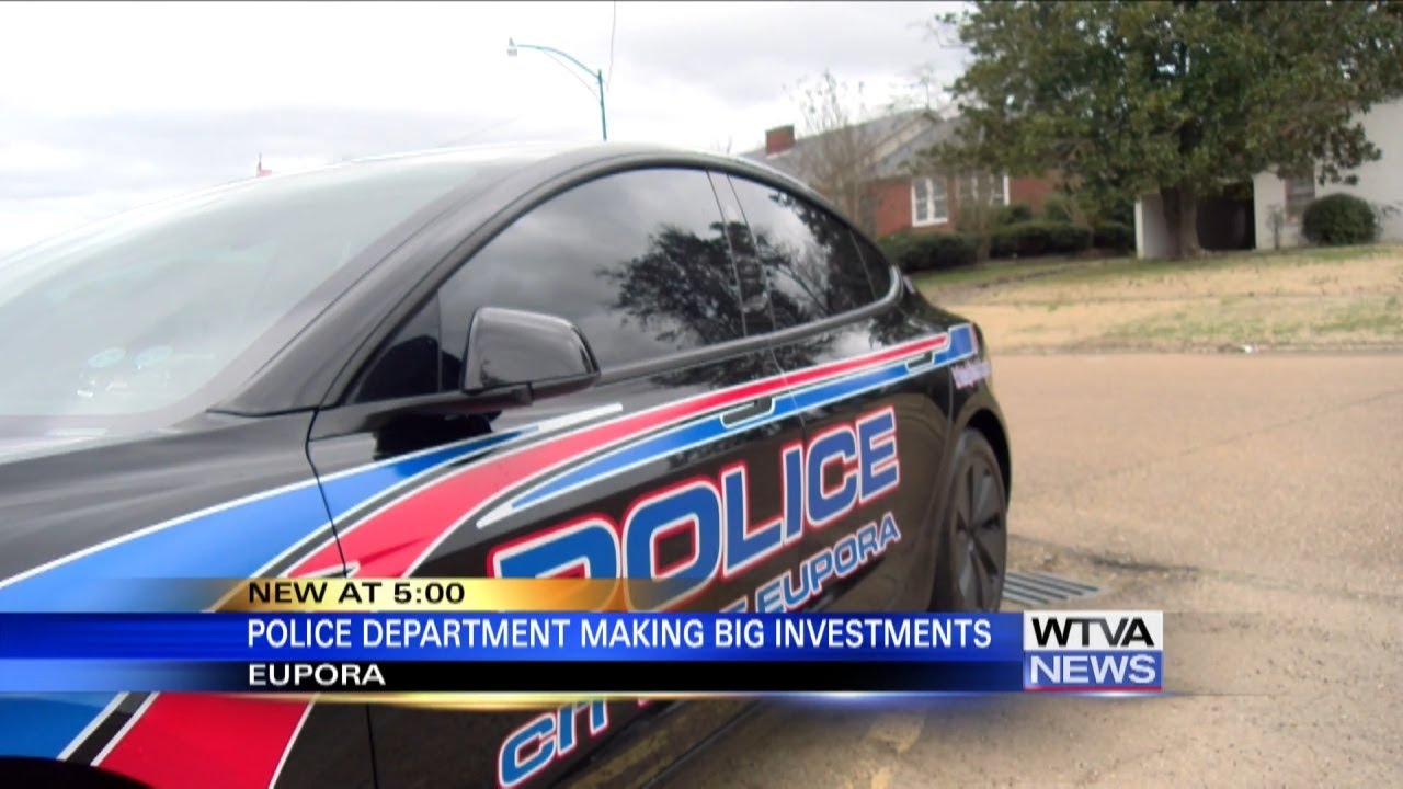 New striped Tesla boosts Eupora Police Department's presence