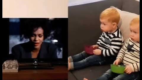 Wait for twins reaction #hilarious #whitneyhouston