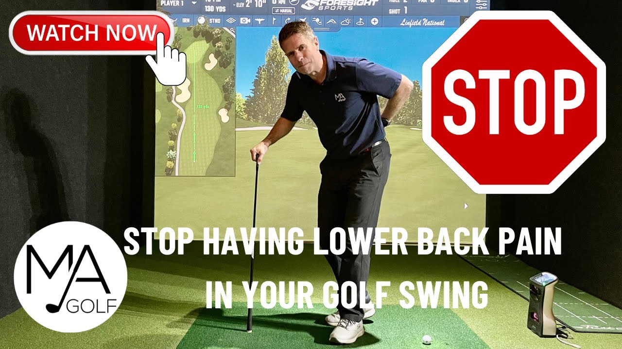 Stop having lower back pain in your golf swing YouTube
