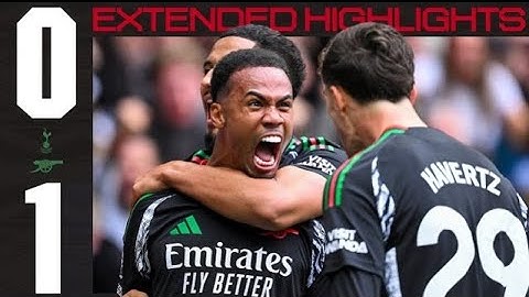 Gabriel scores north London derby winner! | HIGHLIGHTS | Tottenham Hotspur v Arsenal (0-1) | PL