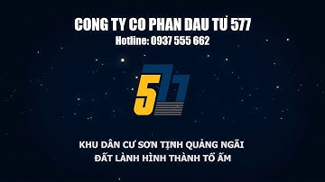 Khu dân cư 577 - Cập nhật hạ tầng tháng 05/2020