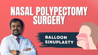 [4K] Nasal polyposis surgery | Polypectomy | Hydrodebrider & Navigation Sinus surgery