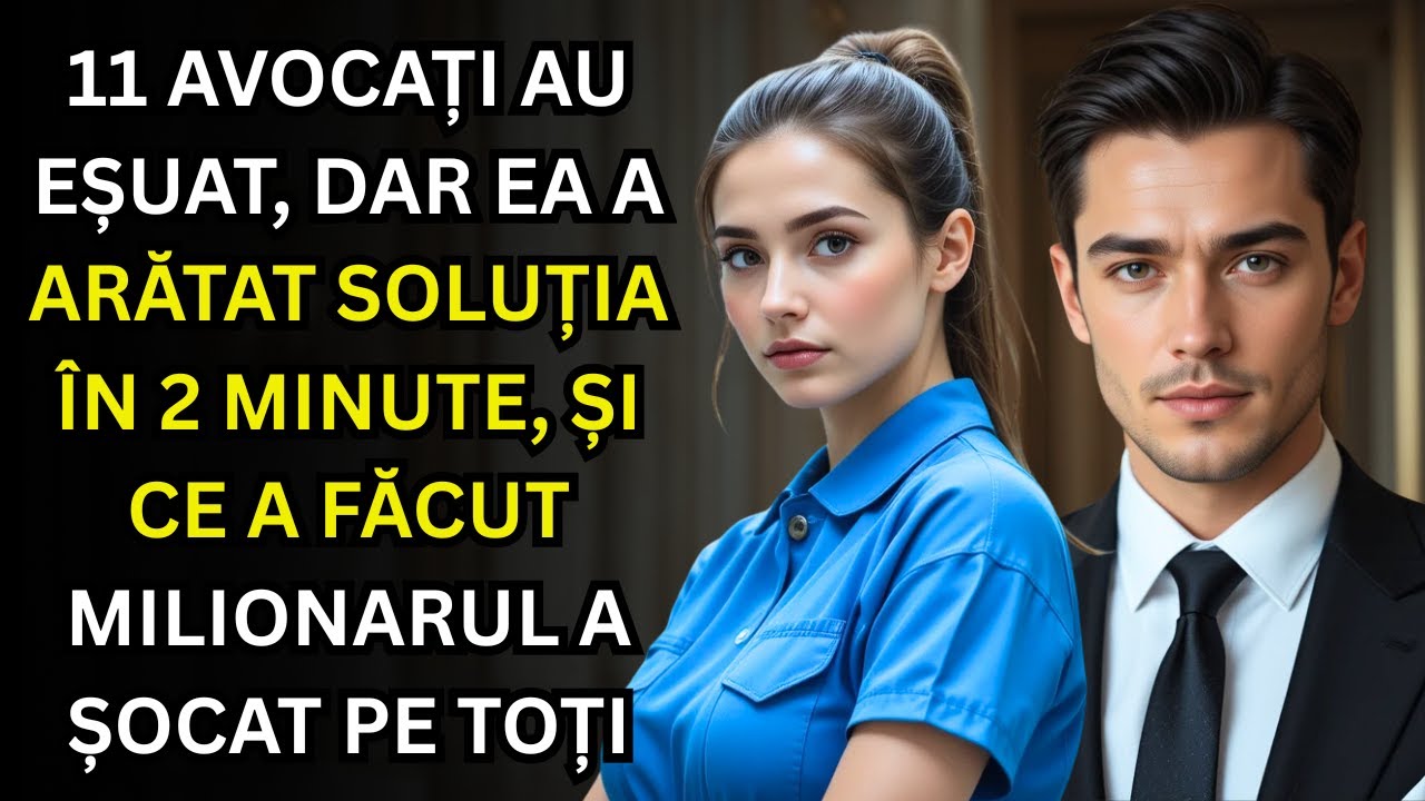 11 AVOCAȚI au eșuat, dar CURĂȚENIA găsit SOLUȚIA în 2 minute, și MILIONARUL a șocat pe toți