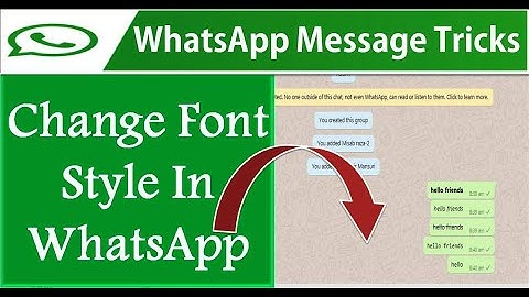 How to Change Text Massage Format In WhatsApp Without Using Any External App | WhatsApp Tricks|Hindi