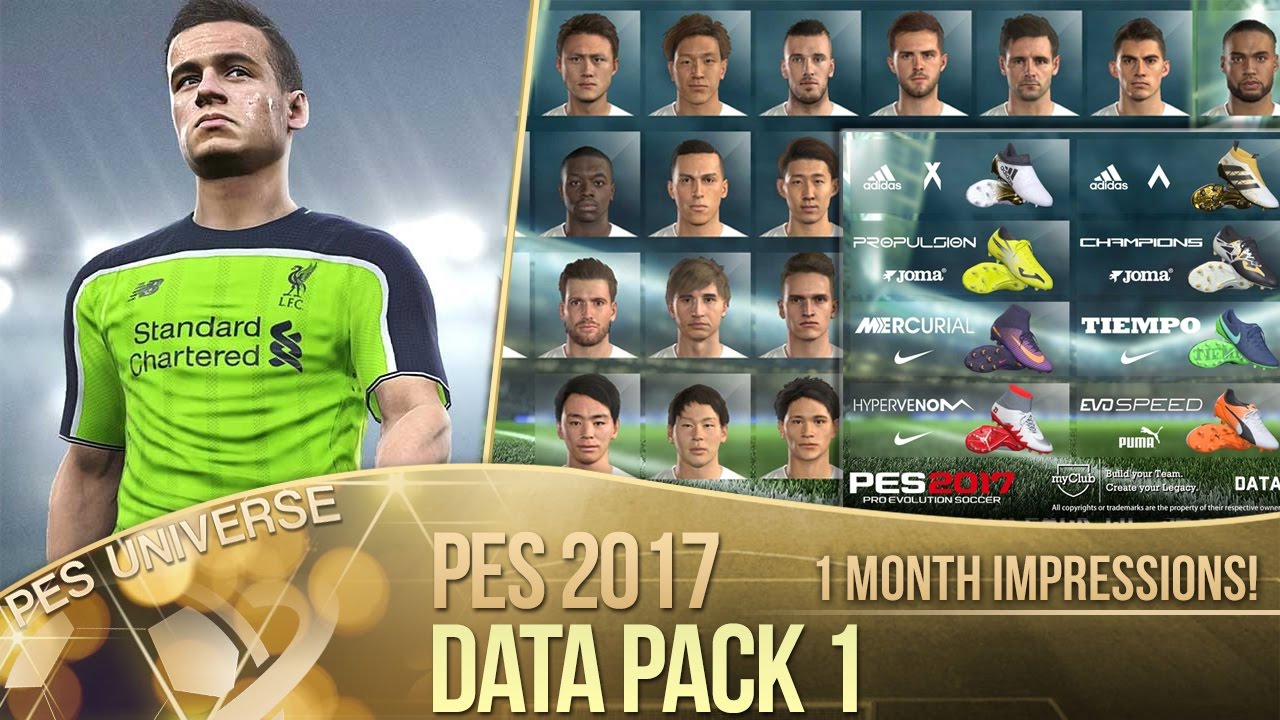 [TTB] PES 2017 Data Pack 1 Update - New Boots & Faces - Impressions A Month Later!
