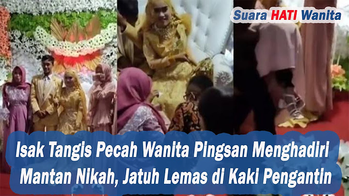 Isak Tangis Pecah Wanita Pingsan Hadiri Pernikahan Mantan, Jatuh Lemas di Kaki Pengantin