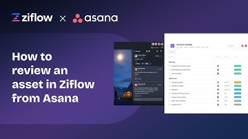 How to review an asset in Ziflow from Asana