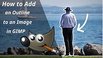 How to Add an Outline to an Image in GIMP