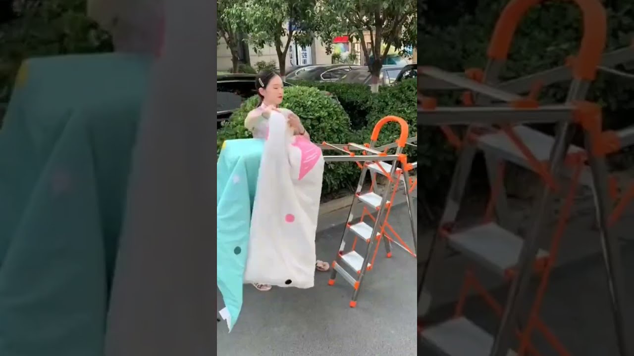 Advance 5 step foldable aluminium ladder 