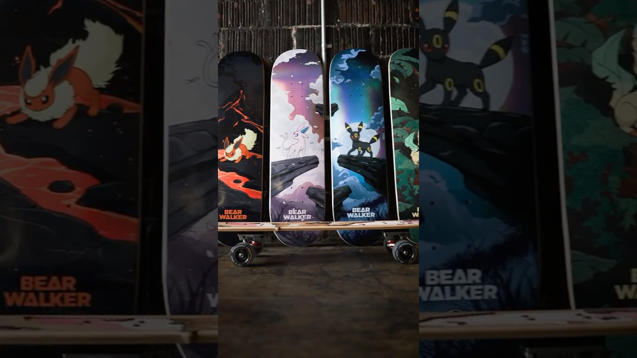 Bear Walker x Pokemon Center Presents the Eevee Evolution Collection 