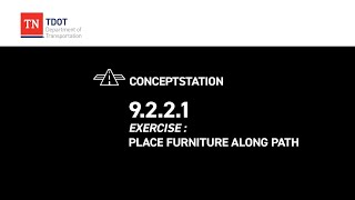 Conceptstation 9.2.2.1 Exercise: Ploace Furniture Along Path