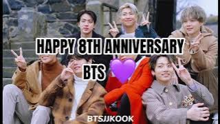 Happy 8th Anniversary BTS 💜