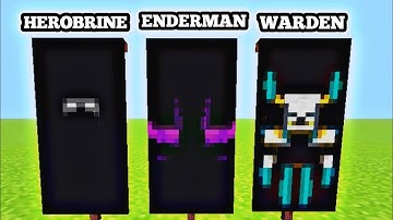 Banner designs for Minecraft | Minecraft banner designs | herobrine banner | Noob Gamerz |
