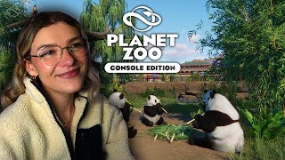 MY NEW JOB as a Zookeeper :) Destressing with Planet Zoo Console Edition