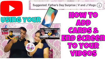 HOW TO ADD END SCREEN AND CARDS USING YOUR MOBILE PHONE 2020 | WORKS IN IOS AND ANDROID PHONE