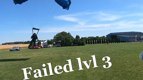 Skydiving AFF Level 3 fail