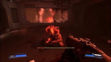 DOOM 2016 Quote: Facility Voice "Demonic present at unsafe levels"