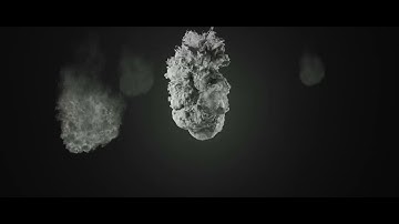 Ink, simulation, particles ,houdini 19.5, hip file, octan render, 3D model